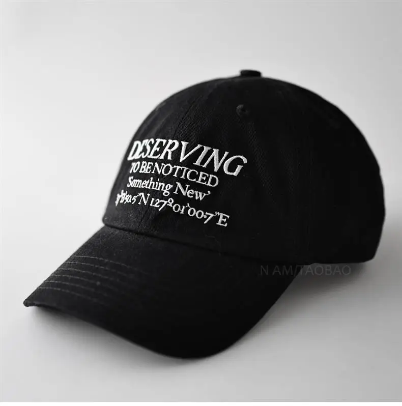 White Full Letter Embroidered Baseball Cap for Men Women — feature 2
