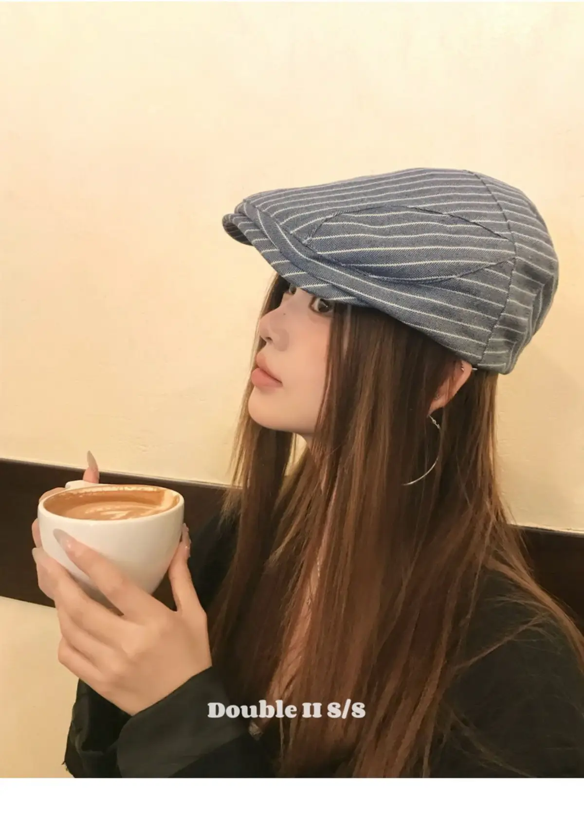 Double I British Retro Niche Duckbill Cap Women — feature 10