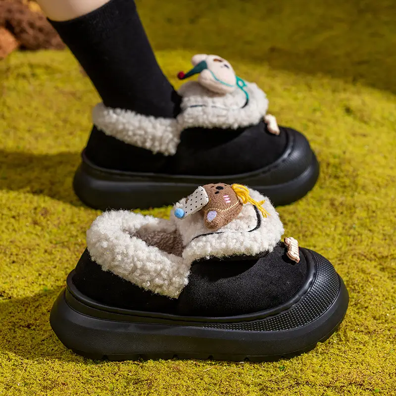Women Cartoon Warm Cotton Slippers Autumn Winter - Image 19