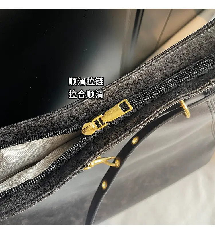 Retro Brown Leather Shoulder Bag for Women 2025 — feature 7