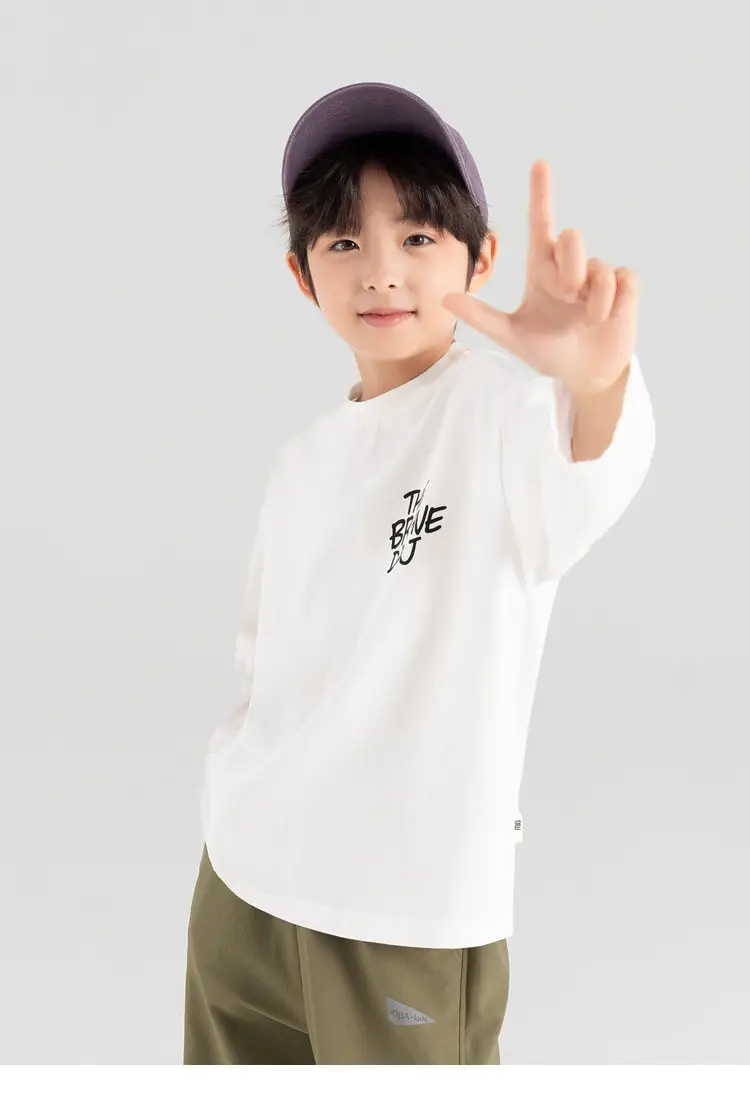 Duoduo Boys Long Sleeve T-Shirt Pink Anti Pilling 2025 — feature 21