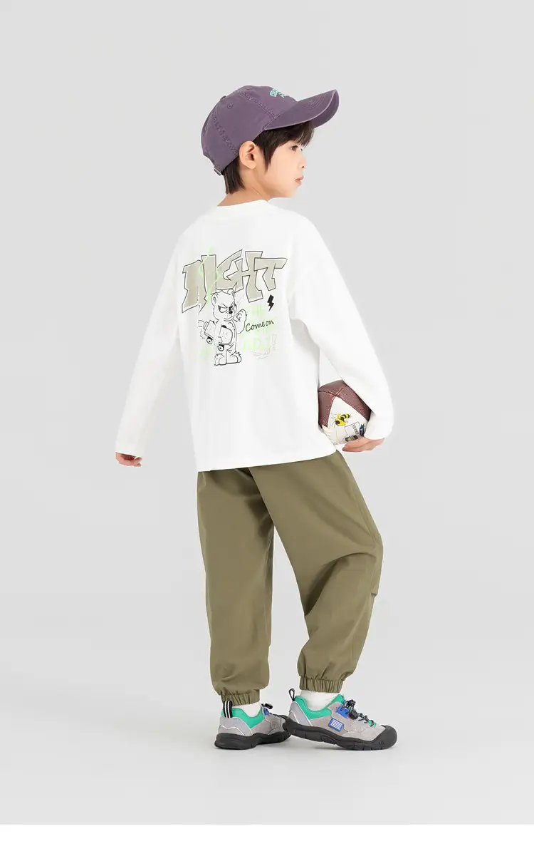 Duoduo Boys Long Sleeve T-Shirt Pink Anti Pilling 2025 — feature 24