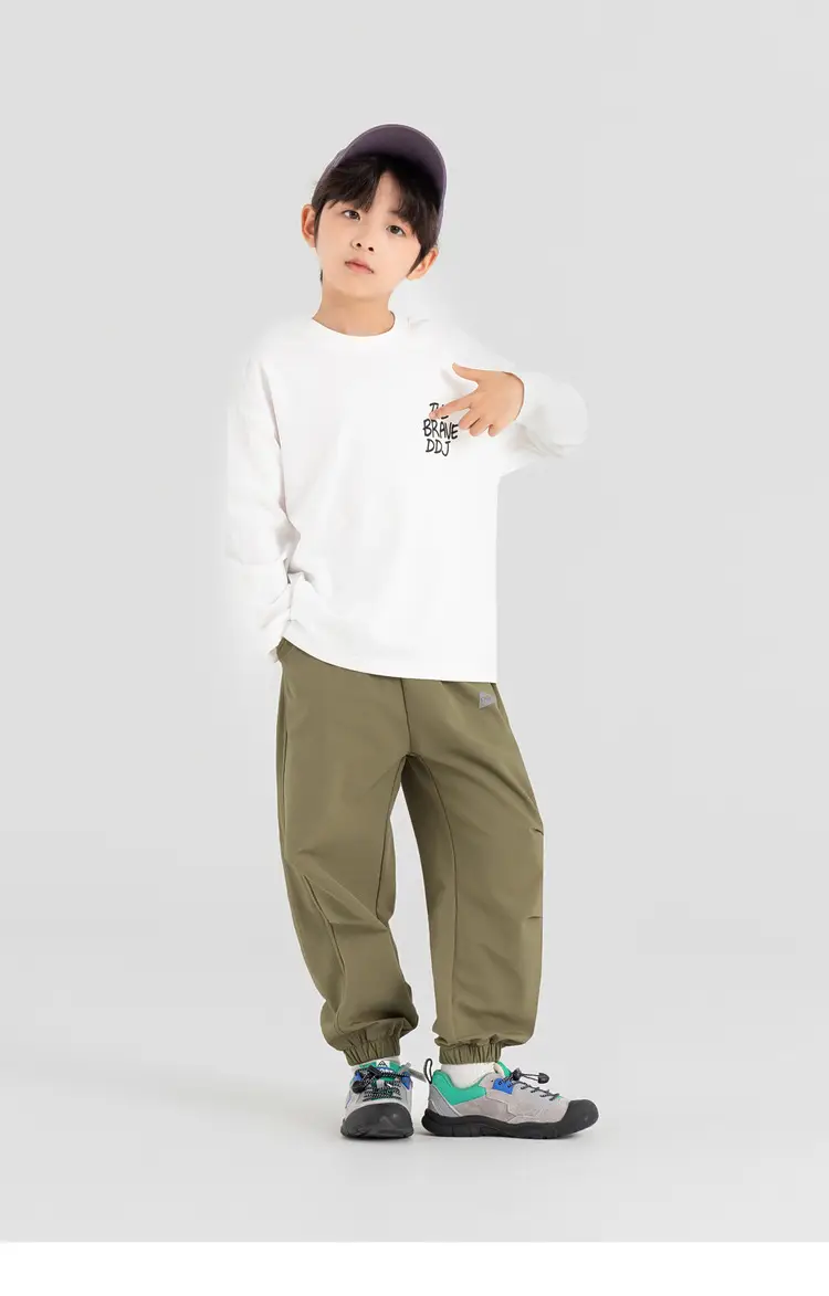 Duoduo Boys Long Sleeve T-Shirt Pink Anti Pilling 2025 — feature 26