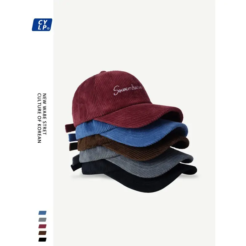 Women Japanese Style Duckbill Cap Maroon Large Head - Image 9