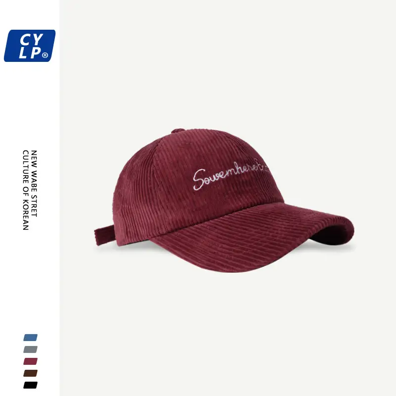 Women Japanese Style Duckbill Cap Maroon Large Head — feature 9