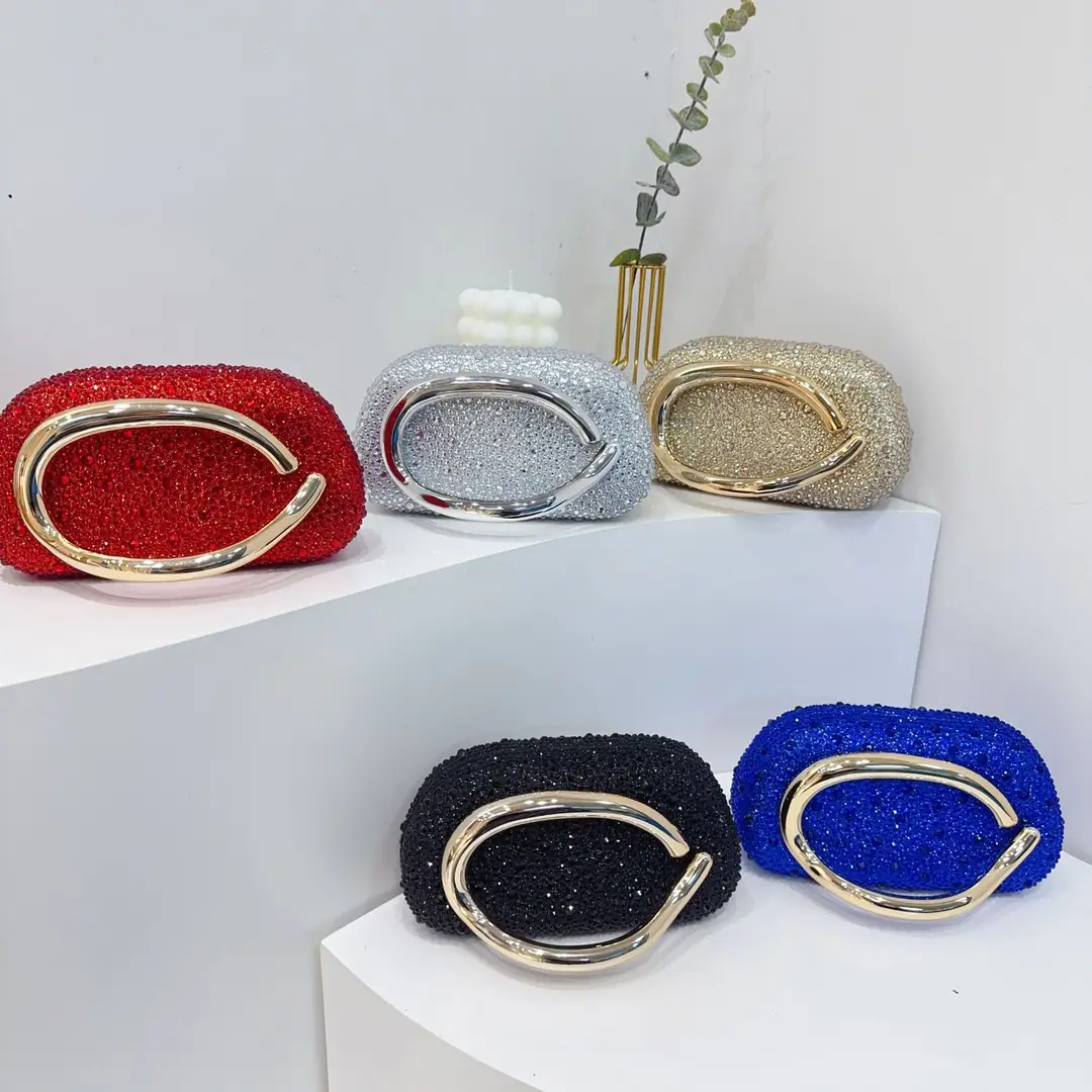 European and American Cross-Border Trendy Classic Round Box Clutch Bag Evening Bag Acrylic Bag Retro Metal Handle Single Shoulder Crossbody — feature 1