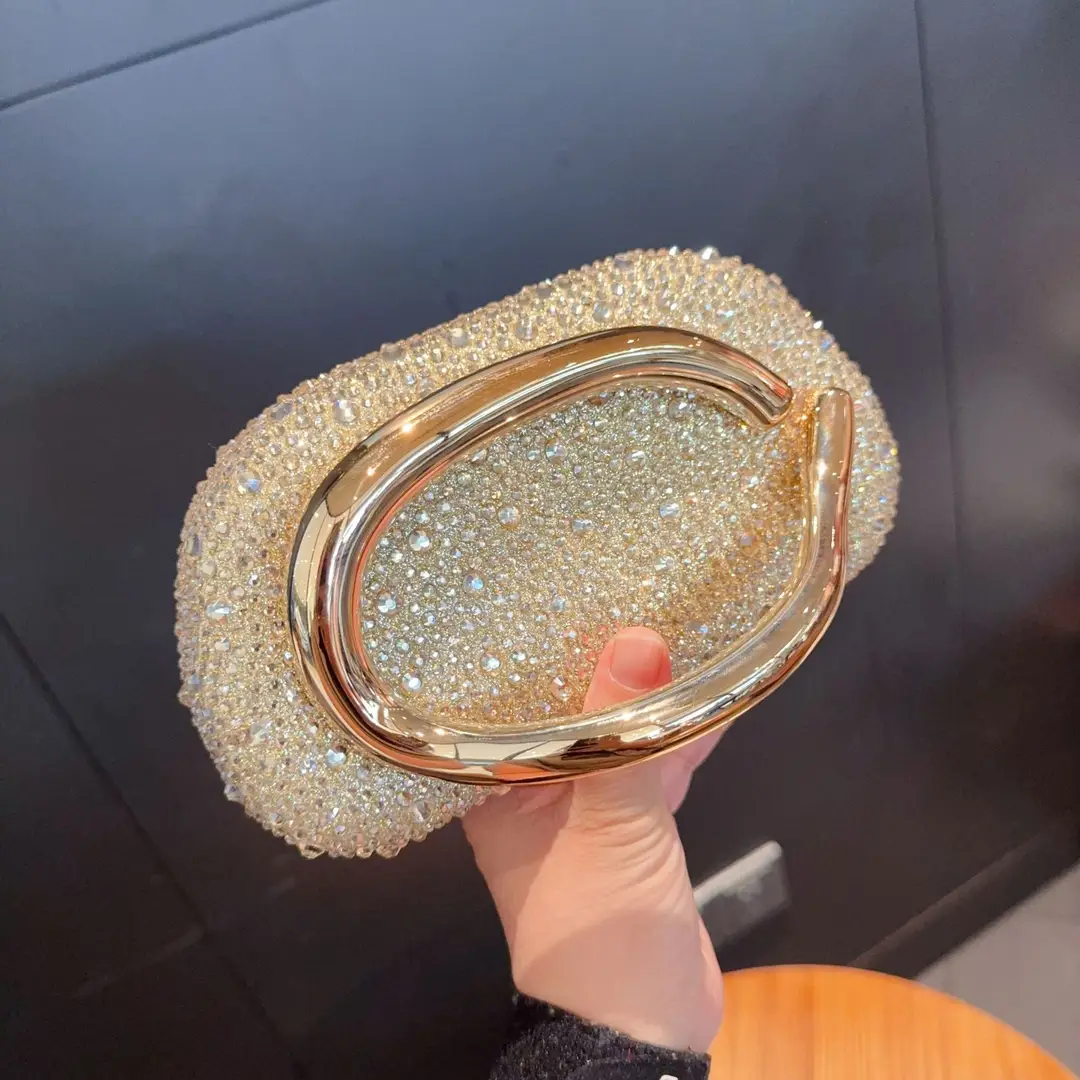 European and American Cross-Border Trendy Classic Round Box Clutch Bag Evening Bag Acrylic Bag Retro Metal Handle Single Shoulder Crossbody — feature 15