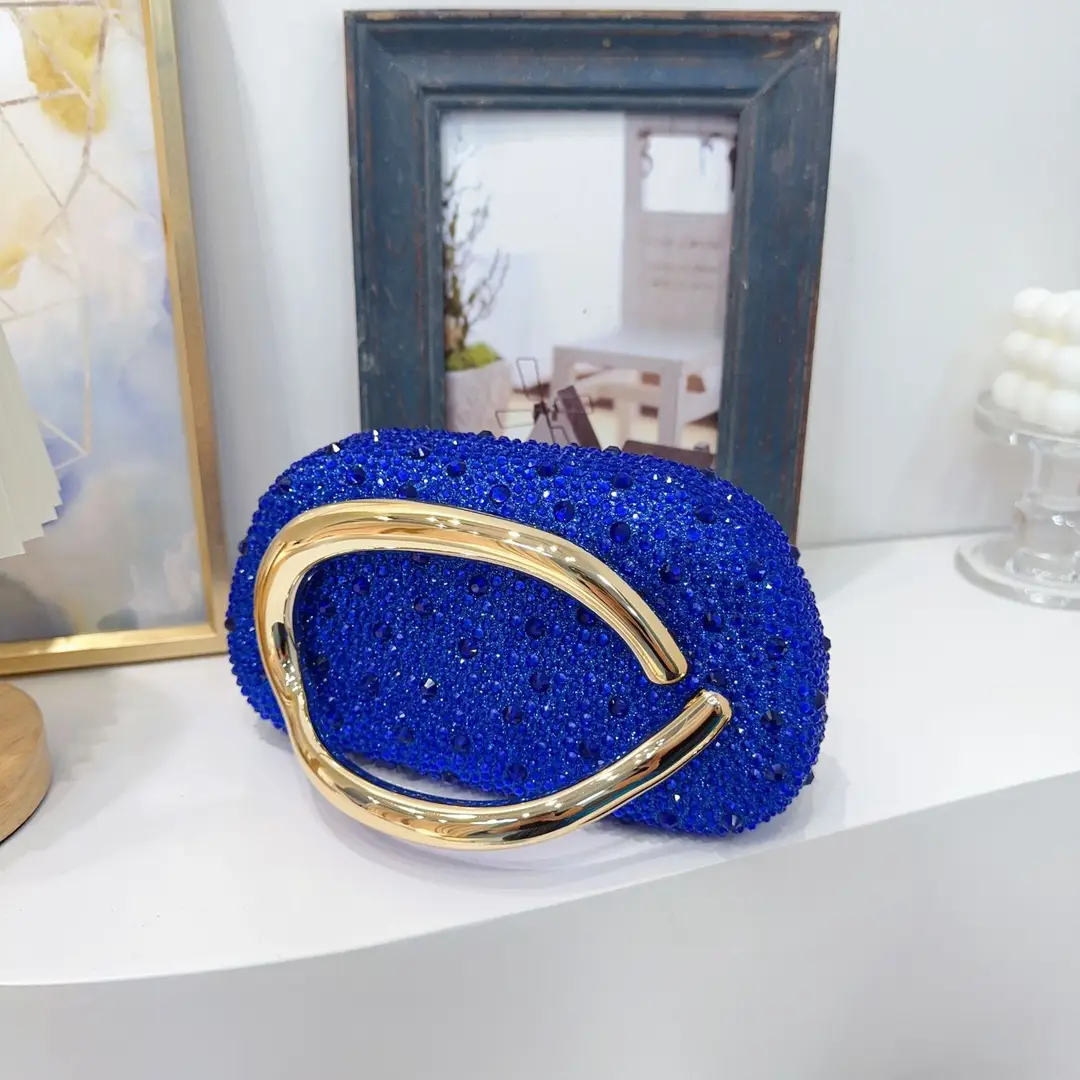 European and American Cross-Border Trendy Classic Round Box Clutch Bag Evening Bag Acrylic Bag Retro Metal Handle Single Shoulder Crossbody