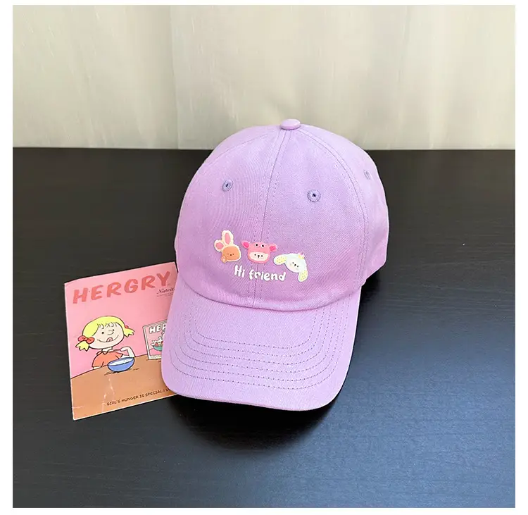 Yellow Cartoon Cap for Women - Deer Studio Design — feature 13
