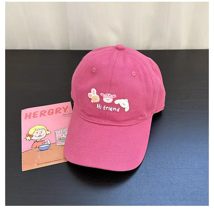 Yellow Cartoon Cap for Women - Deer Studio Design — feature 15