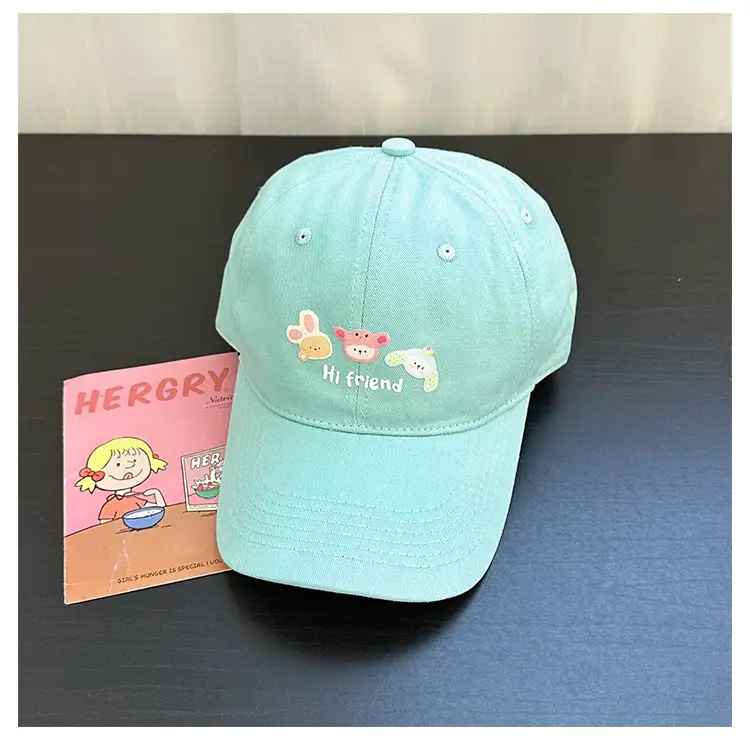 Yellow Cartoon Cap for Women - Deer Studio Design — feature 17