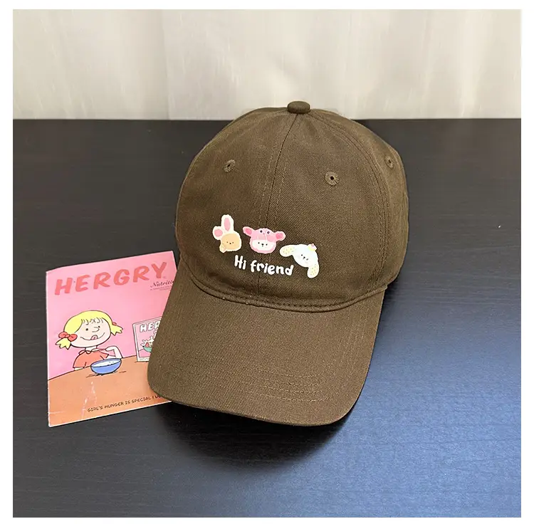 Yellow Cartoon Cap for Women - Deer Studio Design — feature 21