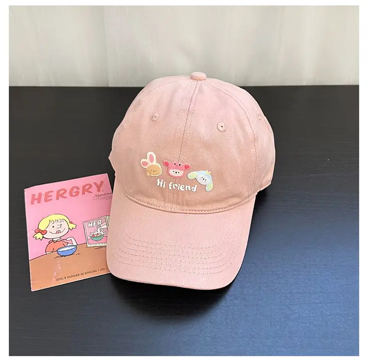 Yellow Cartoon Cap for Women - Deer Studio Design — feature 23