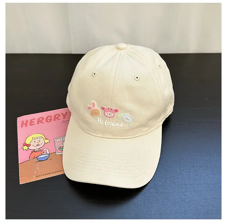 Yellow Cartoon Cap for Women - Deer Studio Design — feature 27