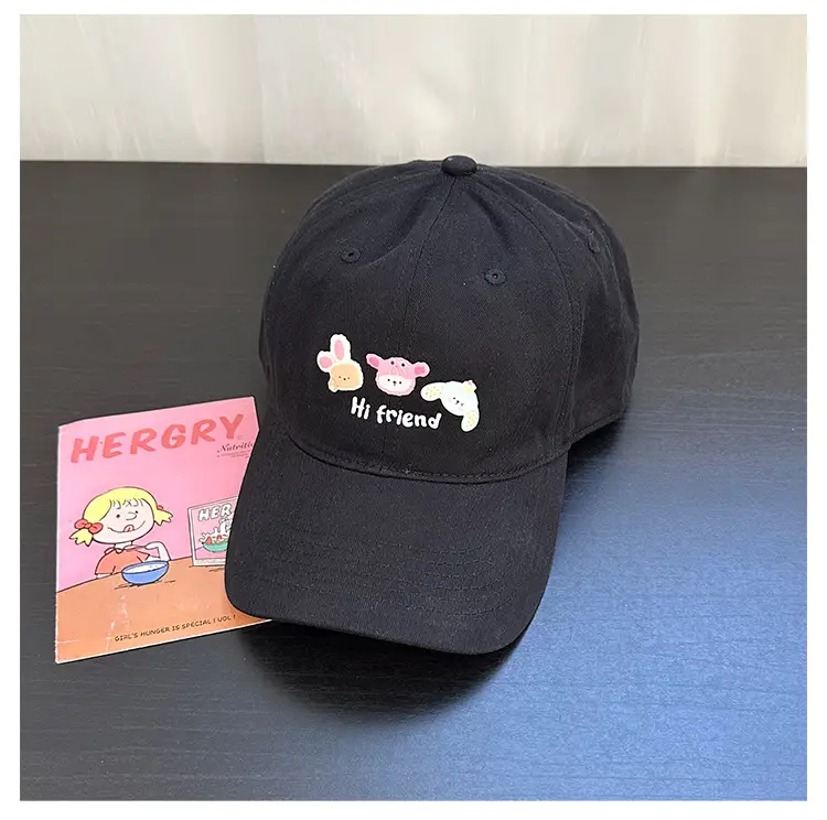 Yellow Cartoon Cap for Women - Deer Studio Design — feature 30