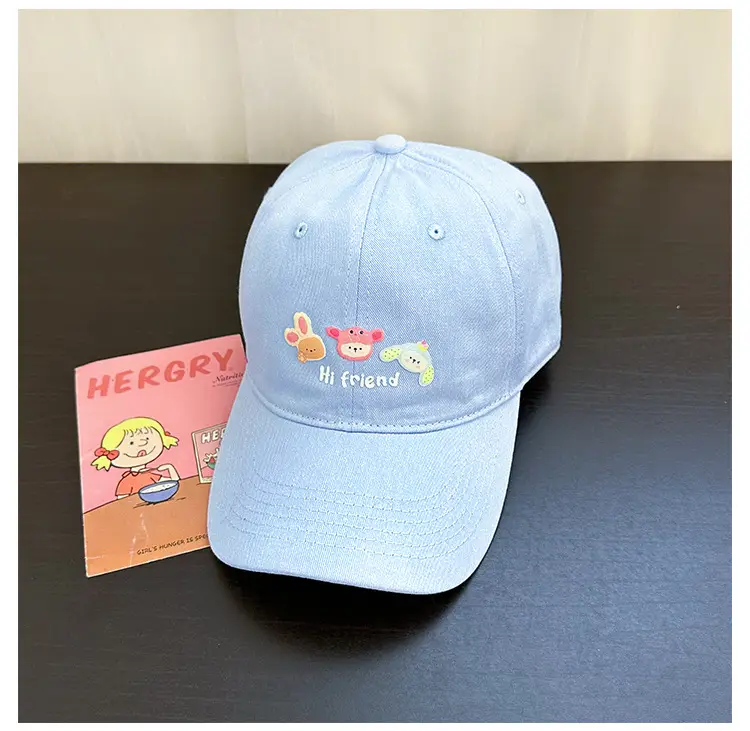 Yellow Cartoon Cap for Women - Deer Studio Design — feature 9