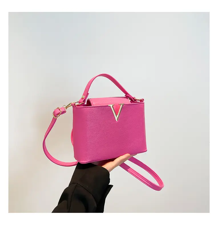 Pink V-Logo Women's Handbag 2025 — feature 36