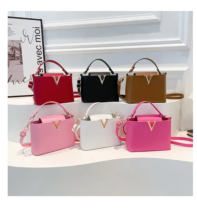 Pink V-Logo Women's Handbag 2025 — feature 48