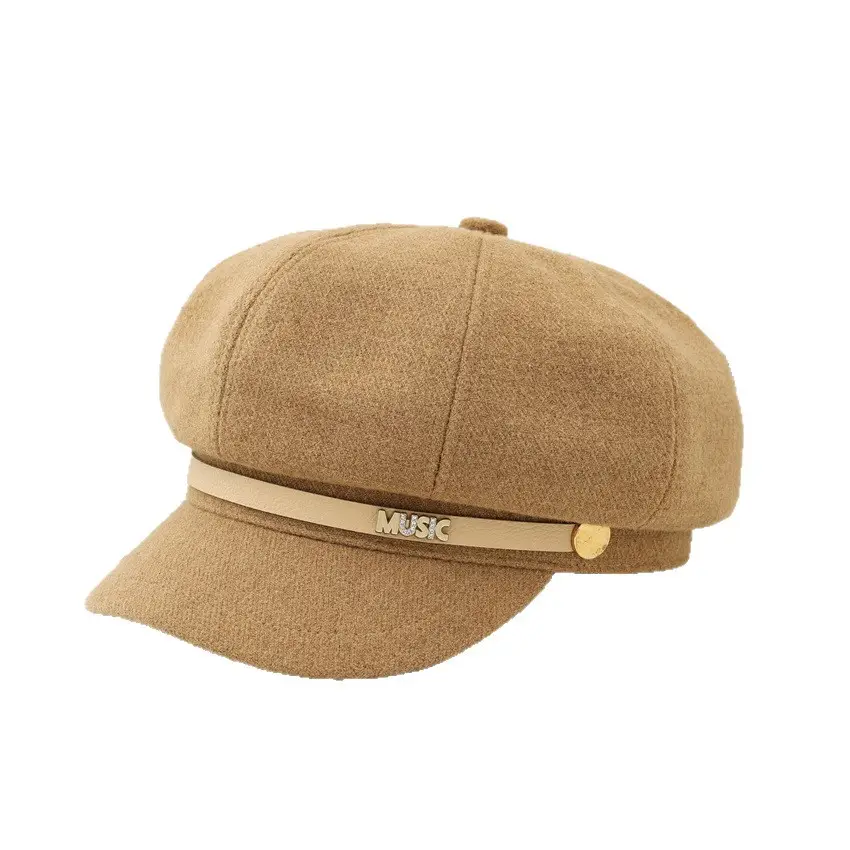 Japanese Retro Octagonal Face-Slimming Hat for Women - Image 11
