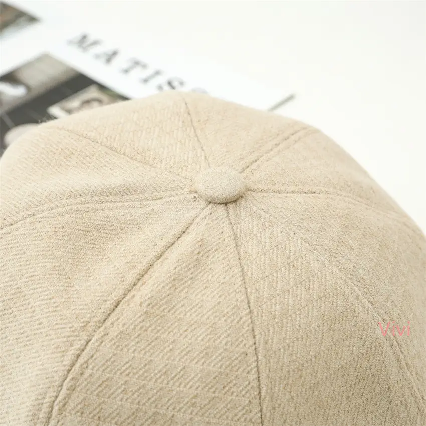 Japanese Retro Octagonal Face-Slimming Hat for Women — feature 13