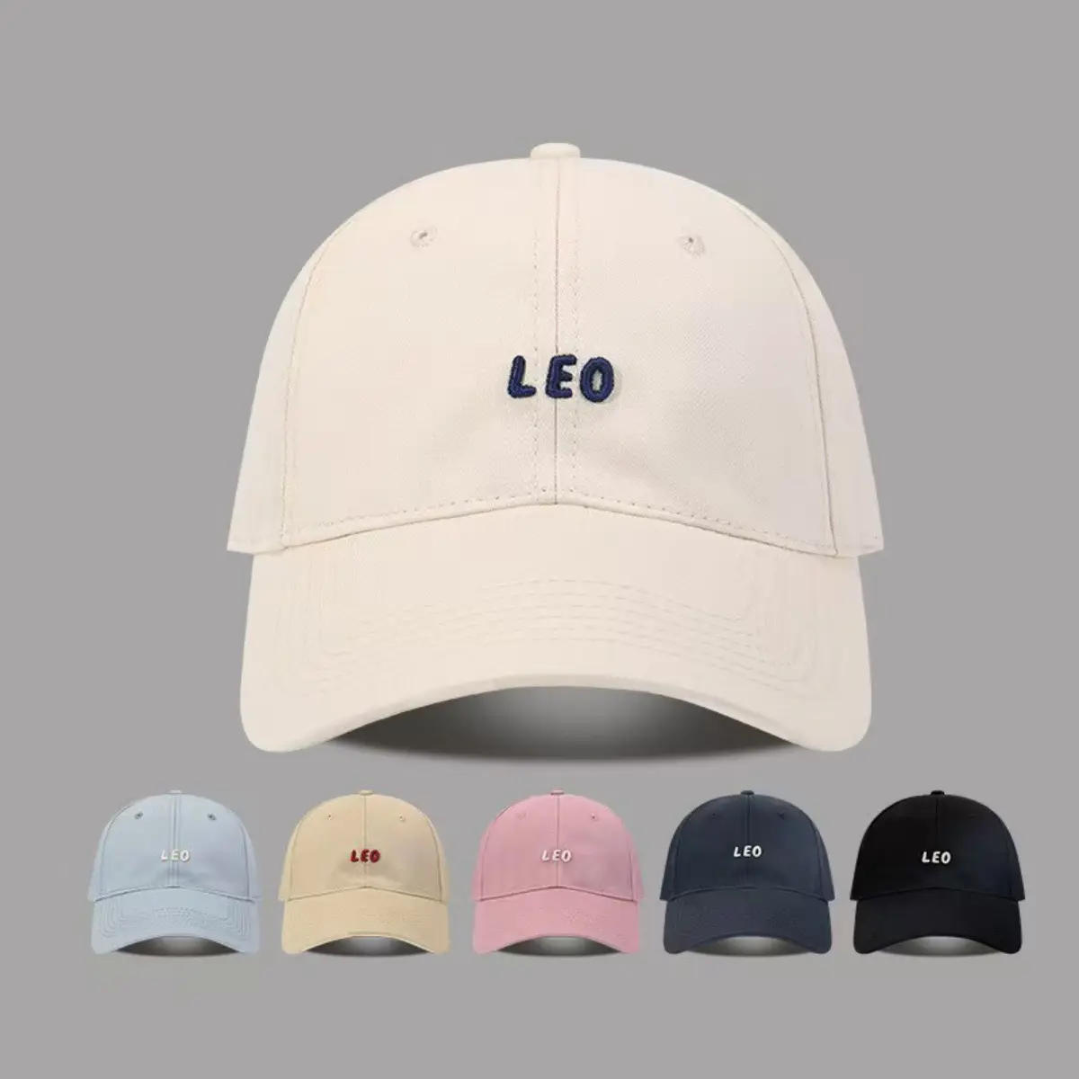 Pink Embroidered Baseball Cap for Women Men — feature 4