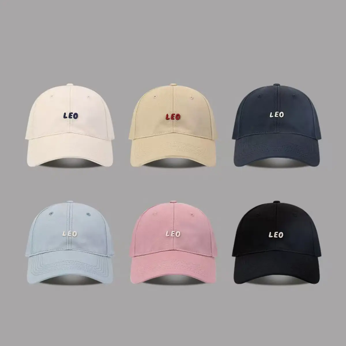 Pink Embroidered Baseball Cap for Women Men — feature 5