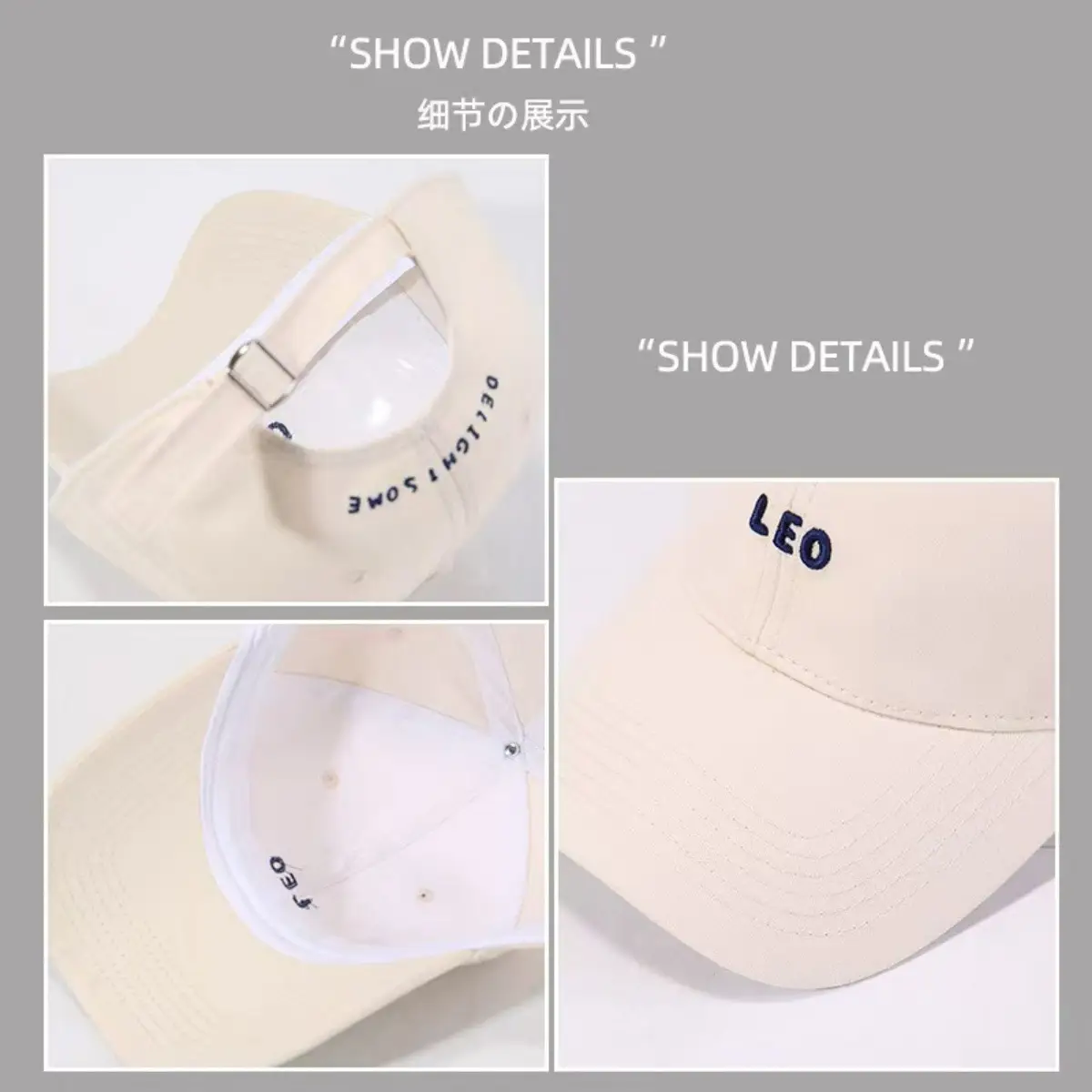 Pink Embroidered Baseball Cap for Women Men — feature 6