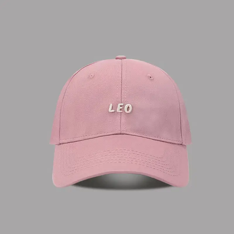 Pink Embroidered Baseball Cap for Women Men - Image 4