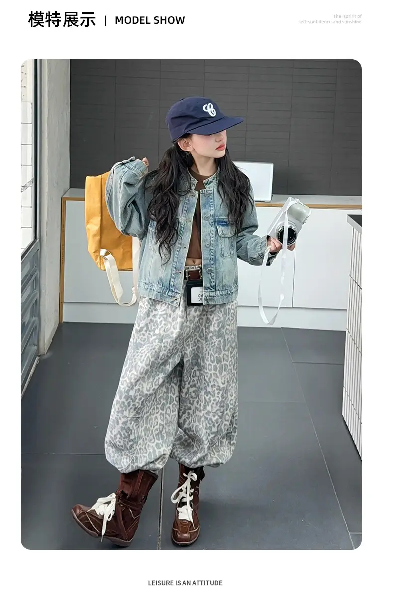 Leopard Print Flat Cap Unisex Shibuya Style — feature 6