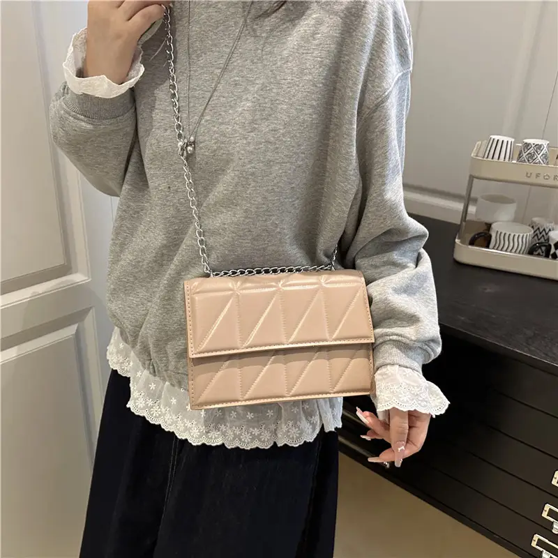 2025 New Fashion Indentation Retro Ladies Bags Solid Color - Image 8