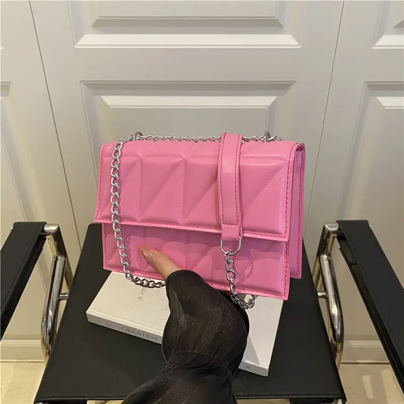 2025 New Fashion Indentation Retro Ladies Bags Solid Color - Image 9
