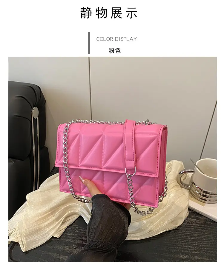 2025 New Fashion Indentation Retro Ladies Bags Solid Color — feature 25
