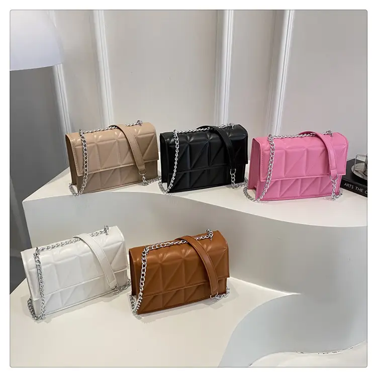 2025 New Fashion Indentation Retro Ladies Bags Solid Color — feature 34