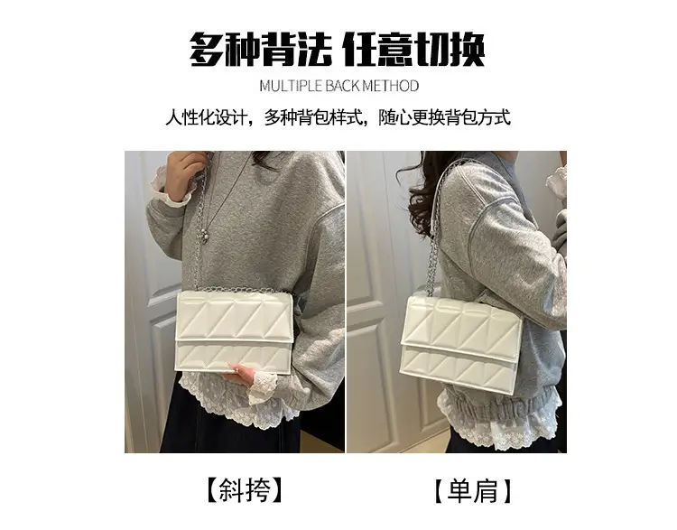 2025 New Fashion Indentation Retro Ladies Bags Solid Color — feature 6