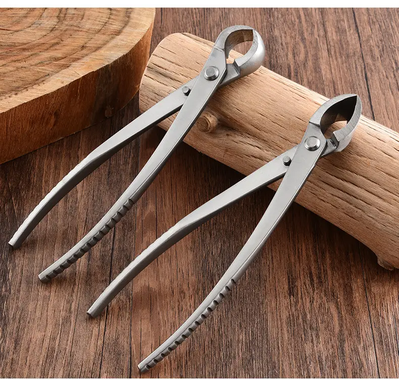 Bonsai Special Shaping Tool Set, Ball Joint Scissors, Diagonal Leaf Bud Scissors, Gardening Three-Piece Set, Tree Stump and Tree Knot Repair — feature 9