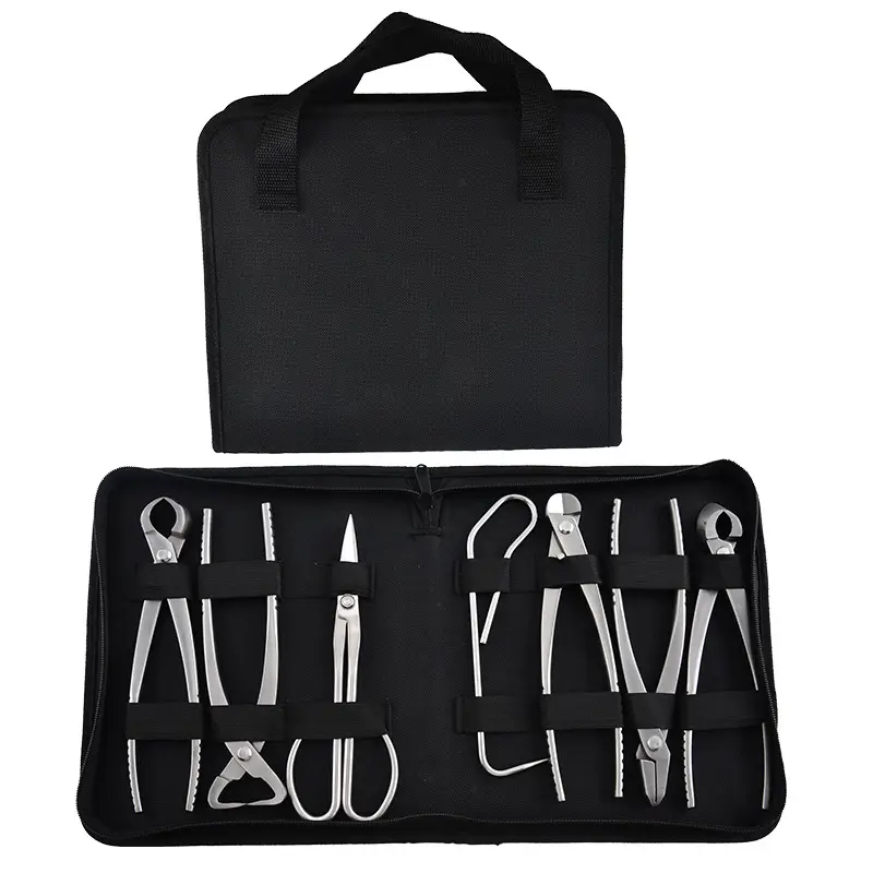 Bonsai Special Shaping Tool Set, Ball Joint Scissors, Diagonal Leaf Bud Scissors, Gardening Three-Piece Set, Tree Stump and Tree Knot Repair