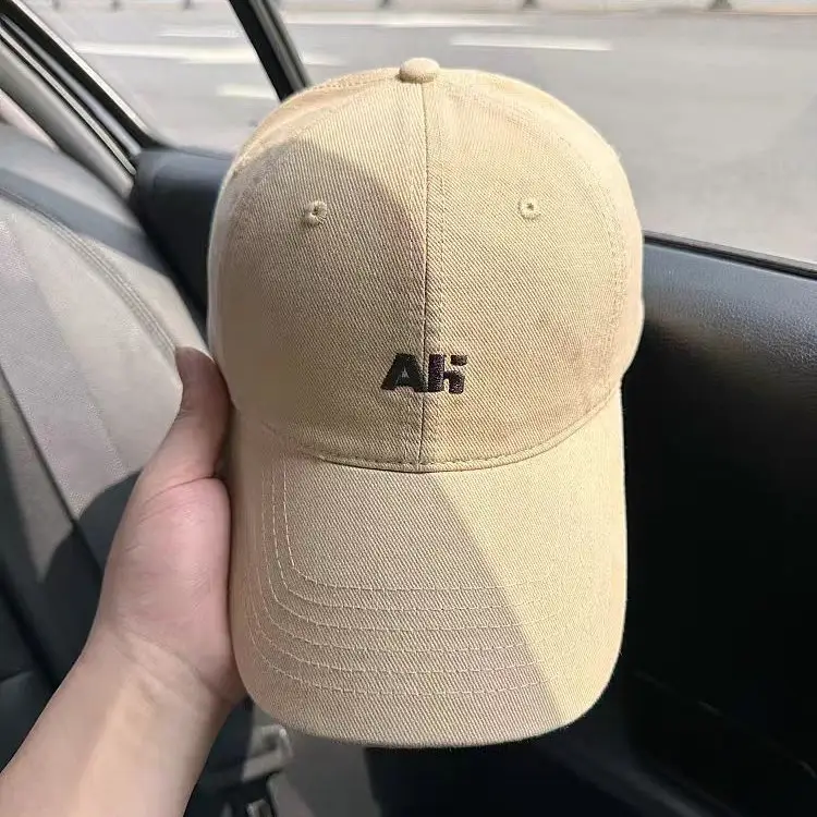 Men's Brown AK Embroidered Baseball Cap - Image 8
