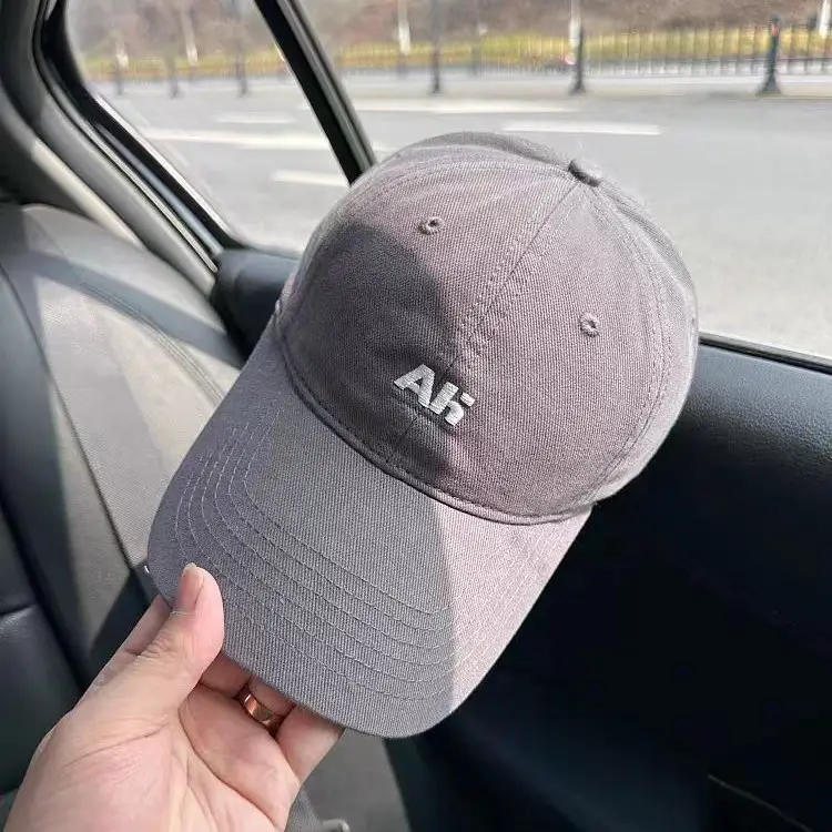 Men's Brown AK Embroidered Baseball Cap - Image 9