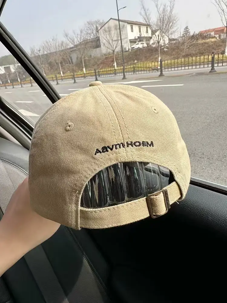 Men's Brown AK Embroidered Baseball Cap — feature 11