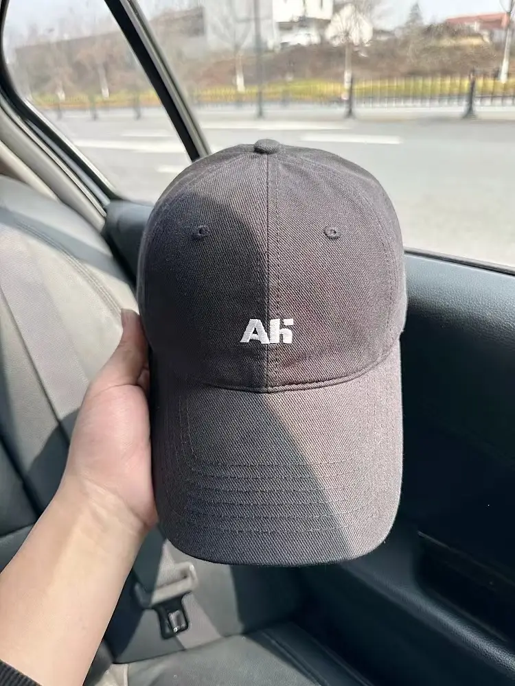 Men's Brown AK Embroidered Baseball Cap — feature 2