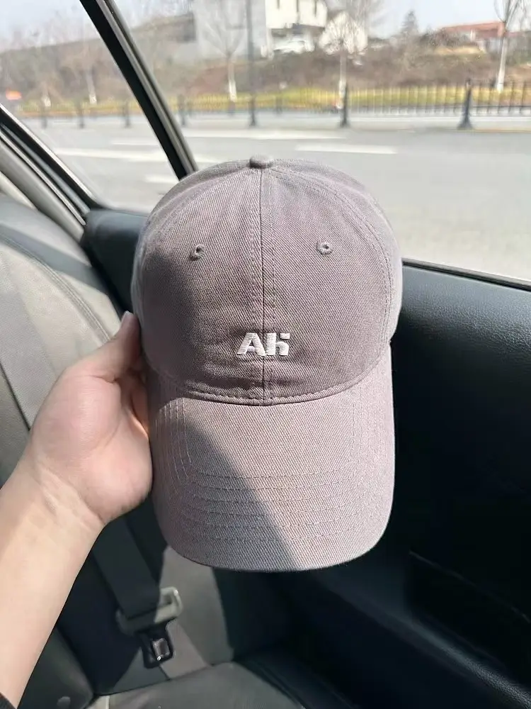 Men's Brown AK Embroidered Baseball Cap — feature 7