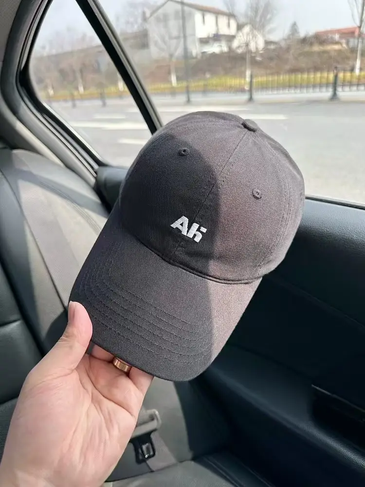 Men's Brown AK Embroidered Baseball Cap — feature 8