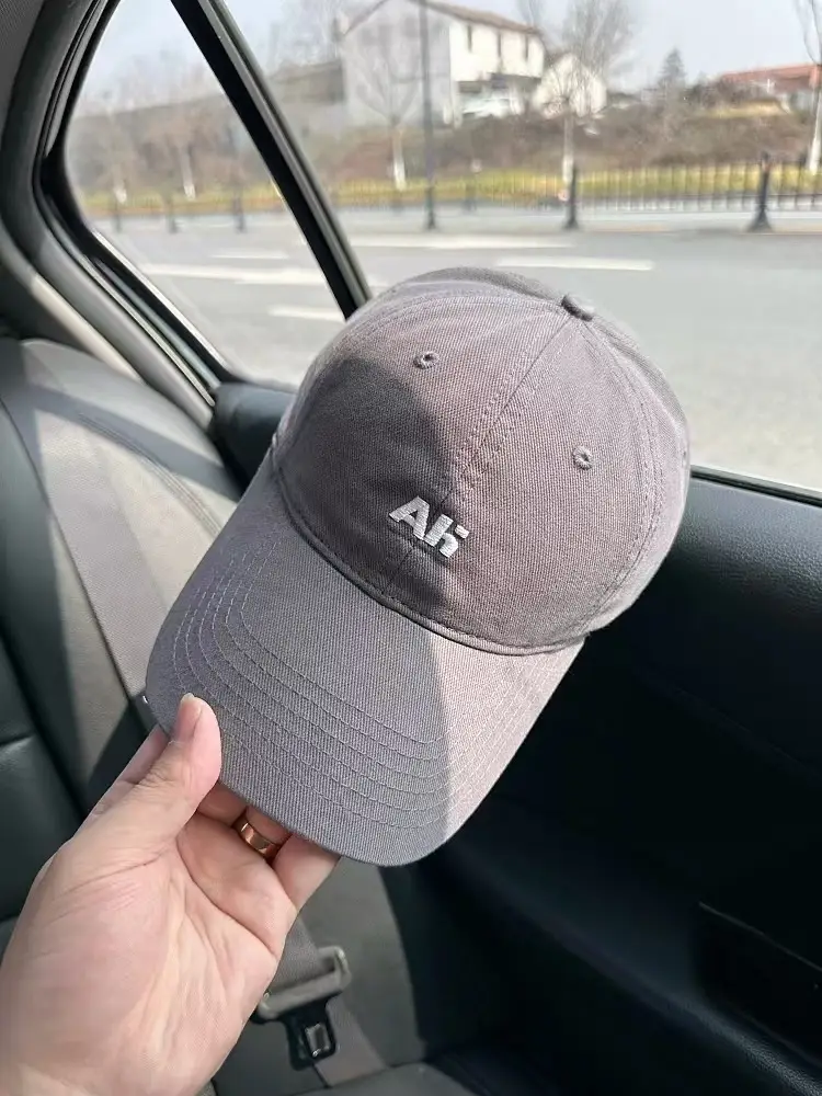 Men's Brown AK Embroidered Baseball Cap — feature 9