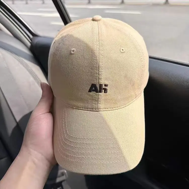 Men's Brown AK Embroidered Baseball Cap - Image 2