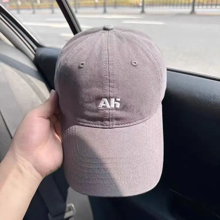 Men's Brown AK Embroidered Baseball Cap - Image 5