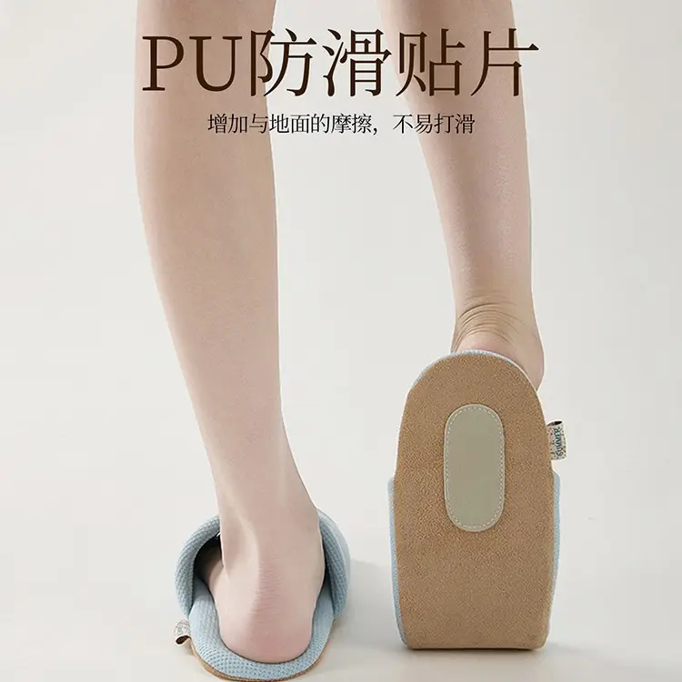 Cross-Border Foreign Trade Women's Slippers Embroidered Slippers Silent Home Open Slippers Wooden Floor Slippers - Image 9