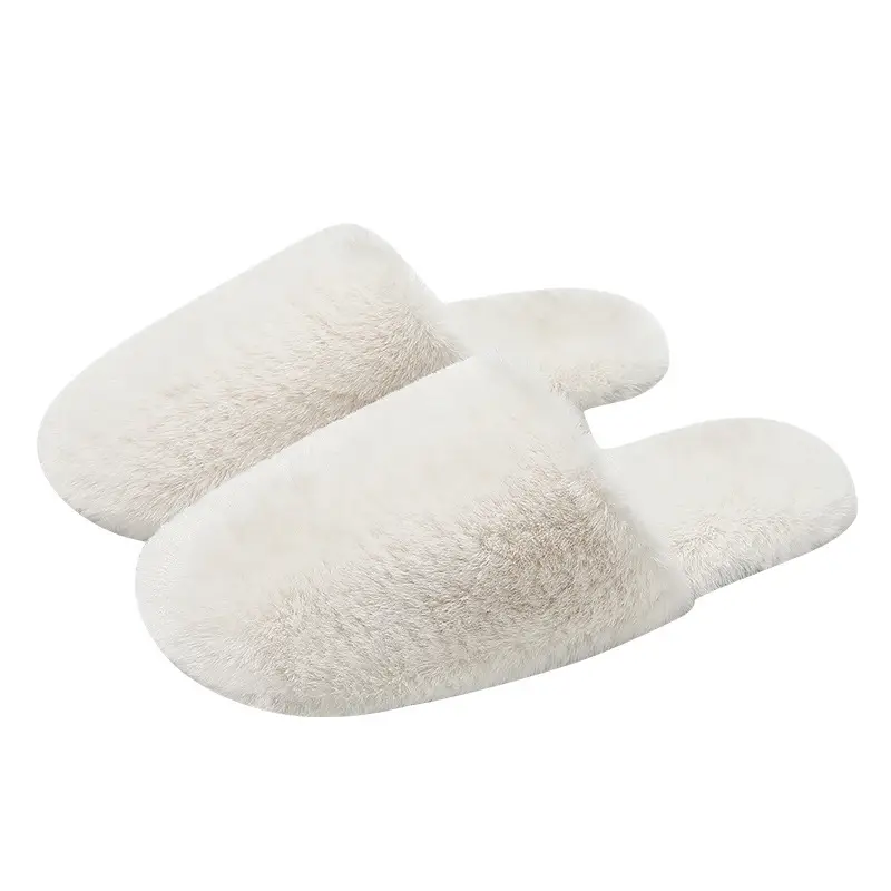 Women Furry Slippers Warm Cotton Indoor Winter - Image 7