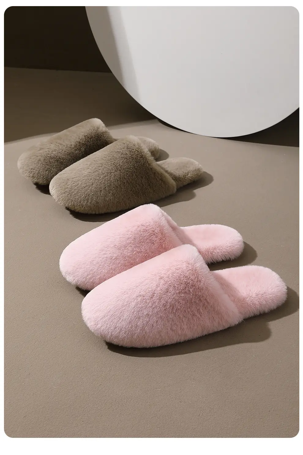 Women Furry Slippers Warm Cotton Indoor Winter — feature 14