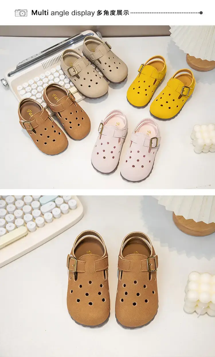 Pink Cactus Baby Sandals for Girls Spring Summer — feature 7