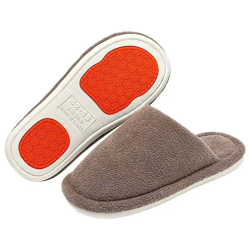 Anti-Slip Cotton Slippers for the Elderly in Autumn and Winter to Prevent Cold and Keep Warm Indoor Home Cotton Shoes Men's Silent Cotton Slippers Women's Wholesale - Image 9